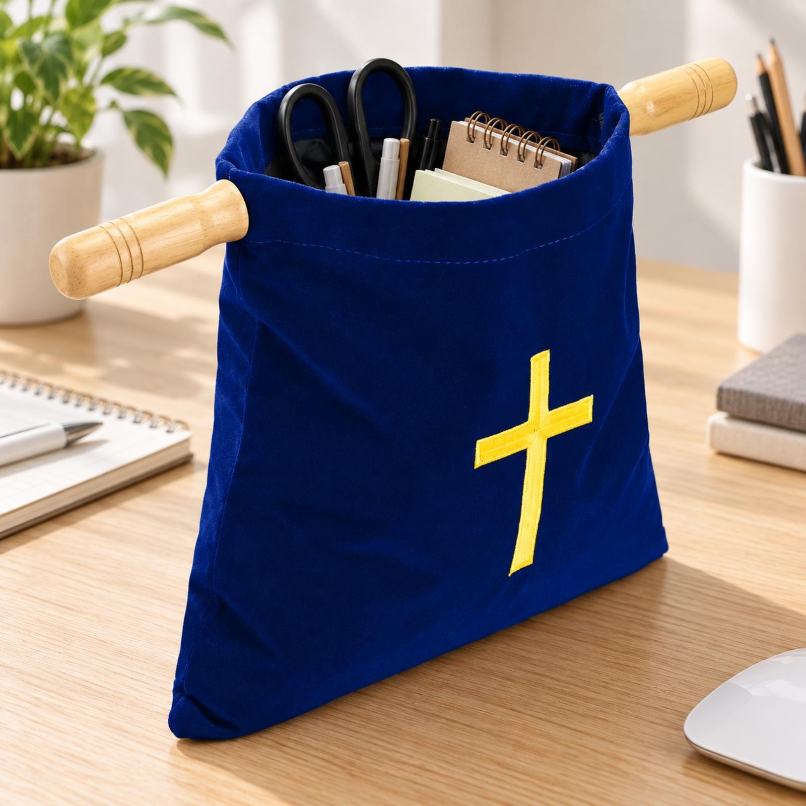 Cosmetic Bags - 자수 장식이 들어간 동전 지갑, 벨벳