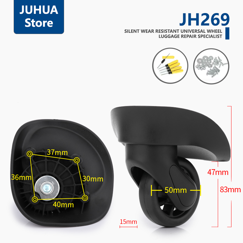 수하물 범용 휠 JH269 트롤리 케이스 범용 캐스터  - Silent Replacement Luggage Wheels 리뷰 및 가격