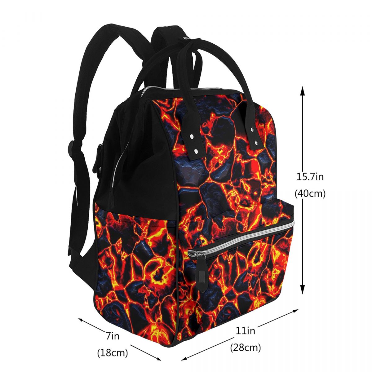마그마 화산, 용암, 불을 모티브로 한 디자인의 학생용 - Backpacks 리뷰 및 가격